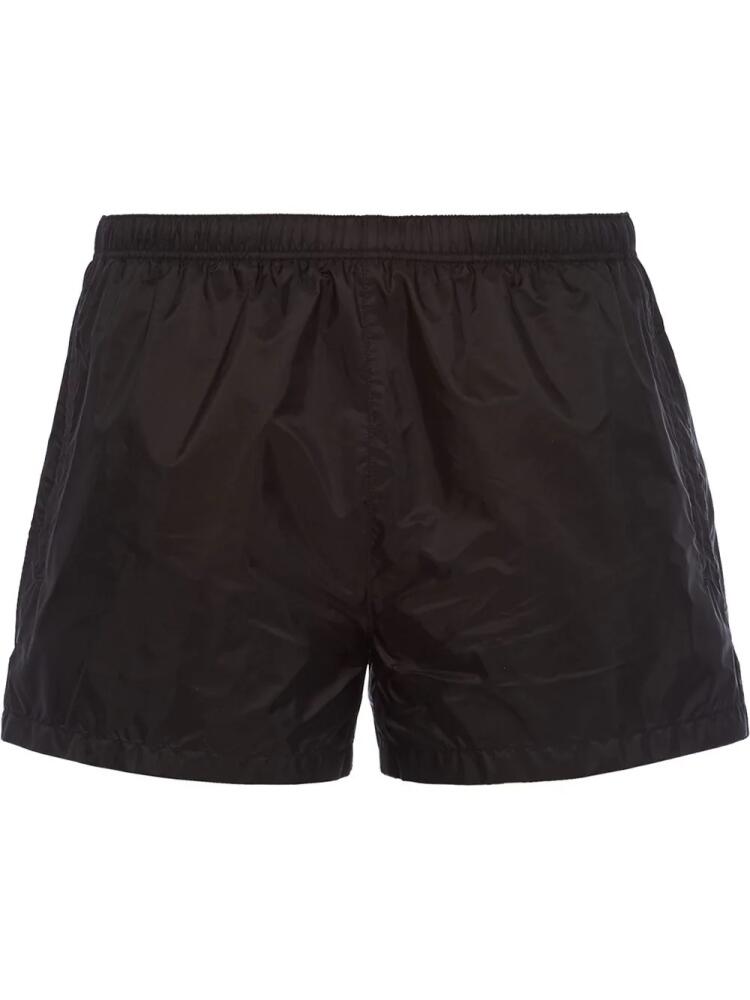 Prada nylon swim trunks - Black Cover