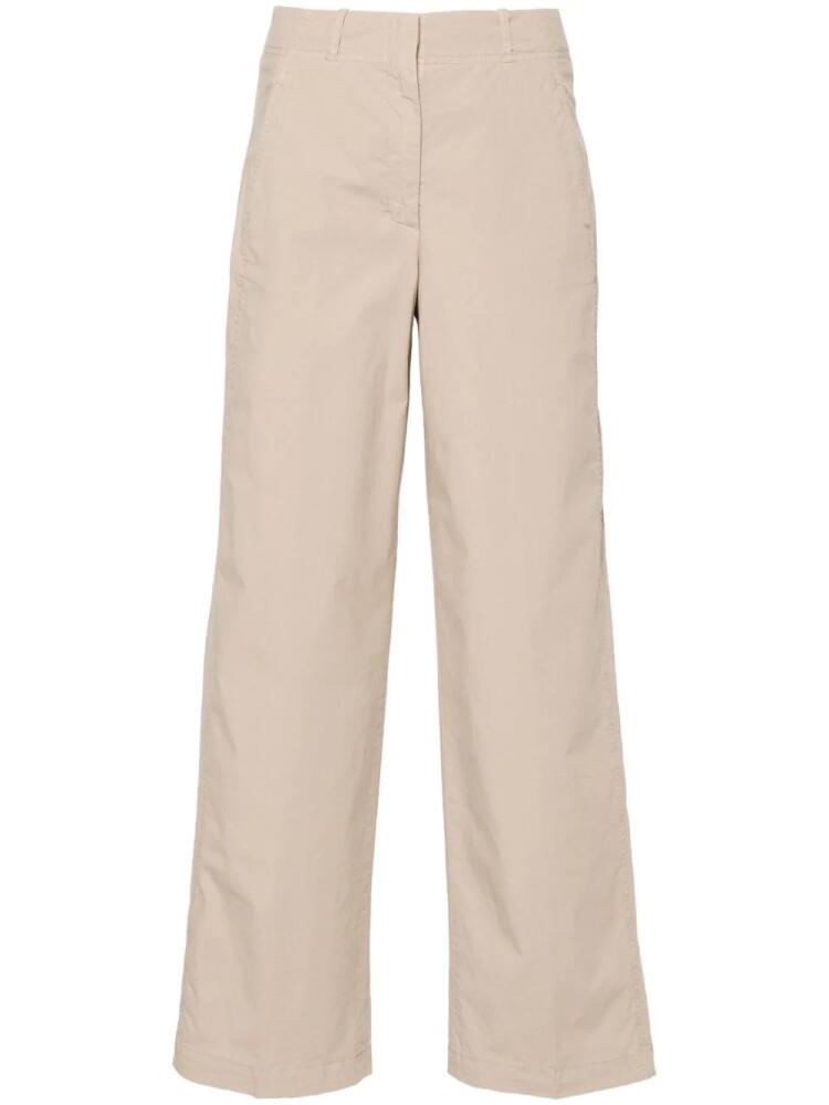 Peserico pressed-crease straight trousers - Neutrals Cover