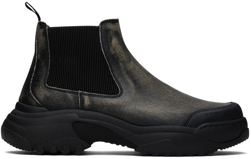 GmbH Black Faded Chelsea Boots Cover