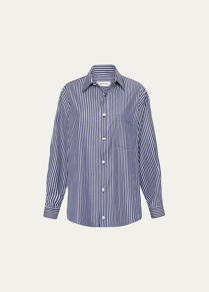 Matteau Classic Stripe Shirt - BCI Cotton Cover