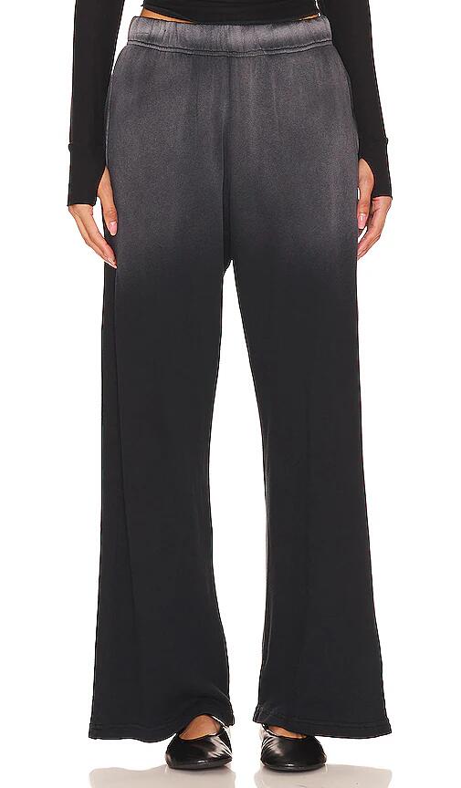 Michael Lauren Mabel Ombre Wide Leg Pant in Black Cover