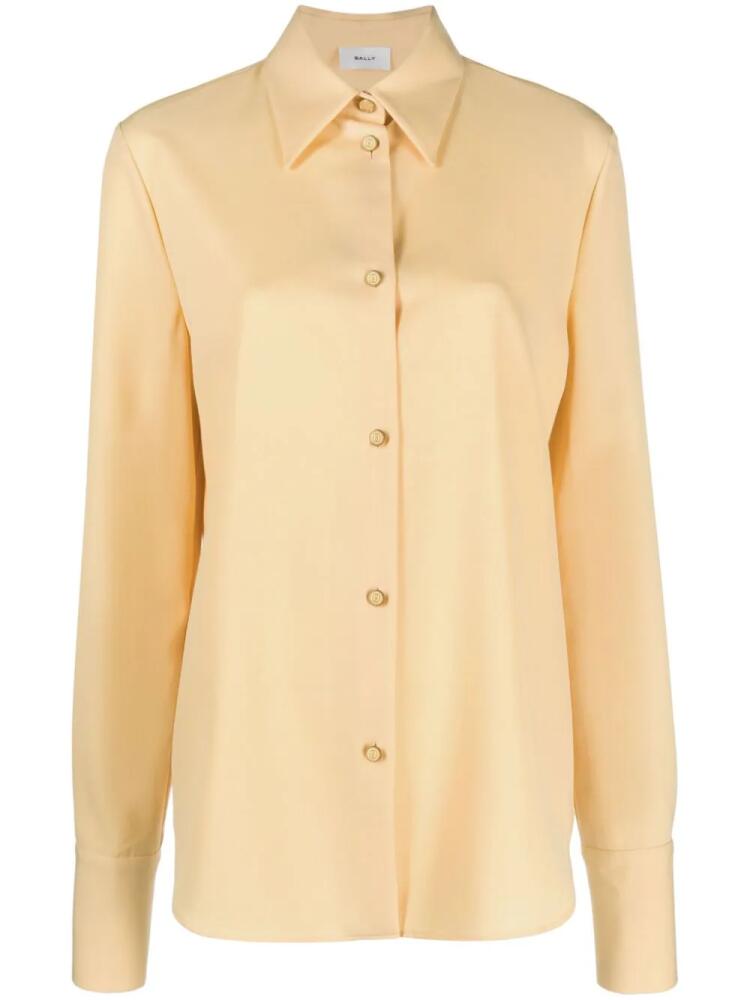 Bally long-sleeve piqué shirt - Neutrals Cover