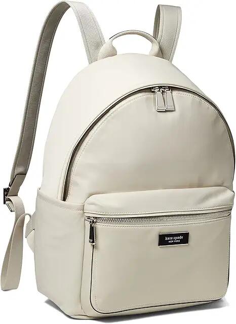 Kate Spade New York Sam Icon Nylon Medium Backpack (Stony Beach) Bags Cover