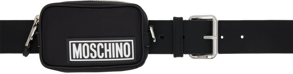 Moschino Black Pouch Belt Cover