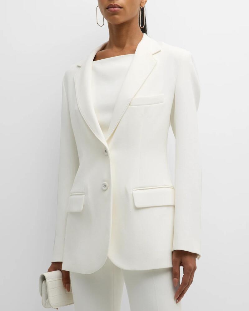 Brandon Maxwell Single-Breasted Blazer Jacket with Slightly Boxy Fit Cover