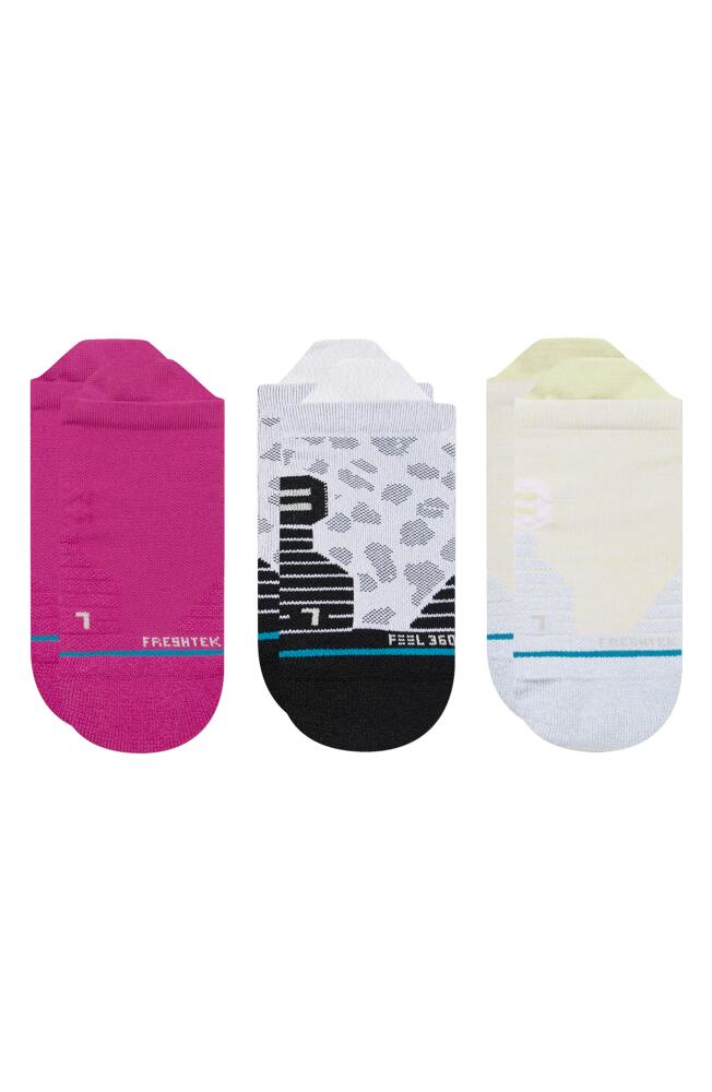 Stance On the Go Assorted 3-Pack Tab Socks in Magenta Cover