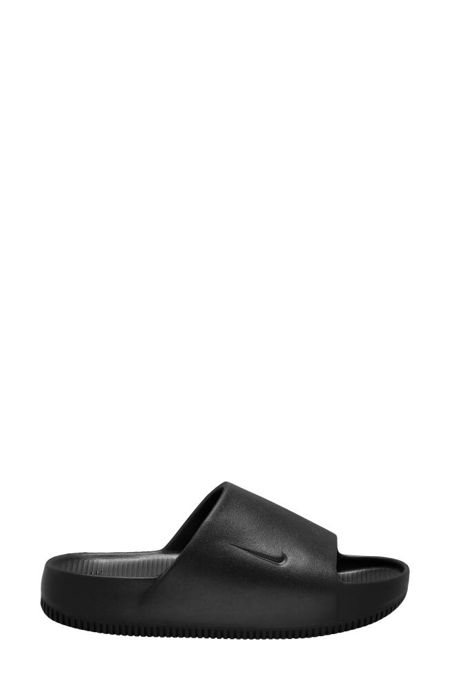 Nike Calm Slide Sandal in Black/Black Cover