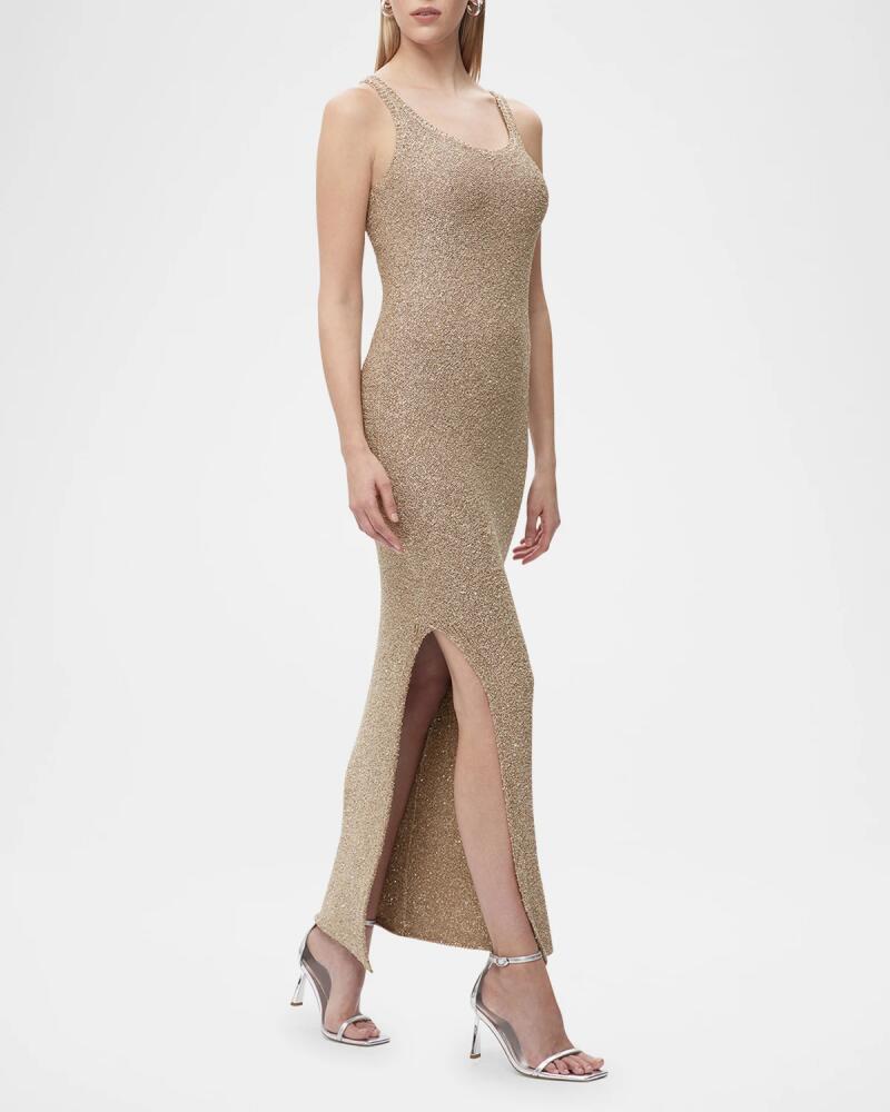 Herve Leger Madeline Sequin Knit Sleeveless Gown Cover