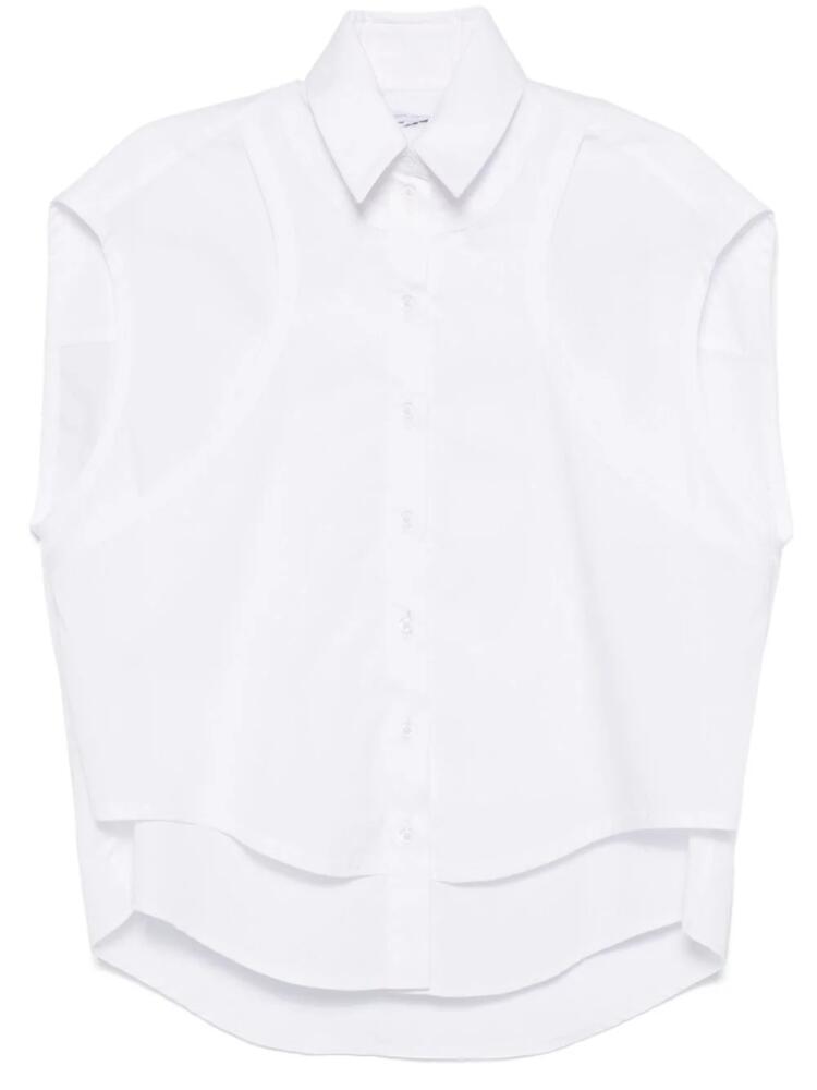 Ioana Ciolacu layered shirt - White Cover