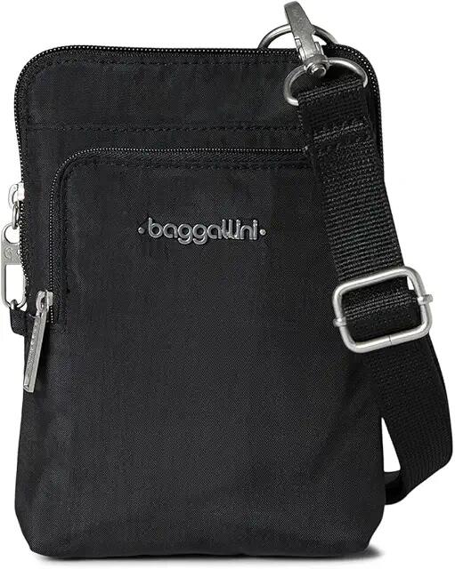 Baggallini Securtex Anti-Theft Activity Crossbody (Black) Handbags Cover