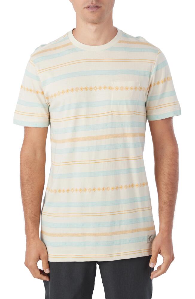 O'Neill Brockton Stripe Pocket T-Shirt in Cream2 Cover