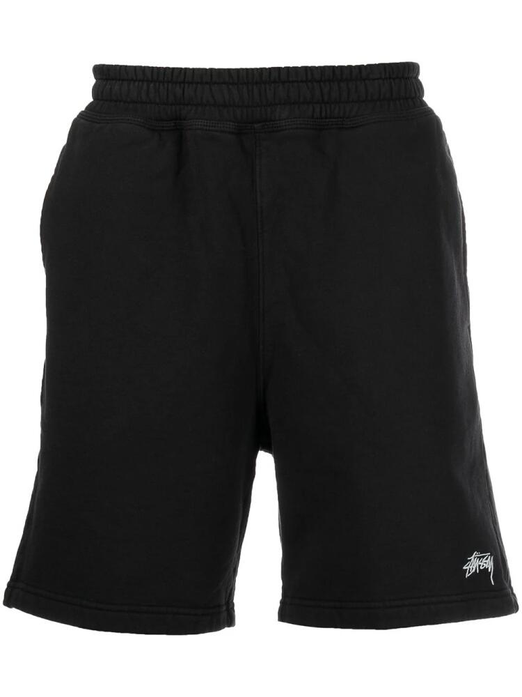 Stüssy Stock logo track shorts - Black Cover