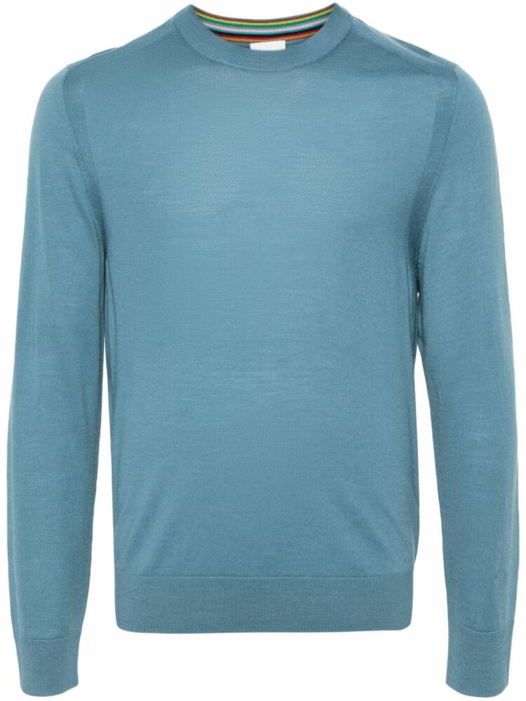 Paul Smith merino-wool jumper - Blue Cover