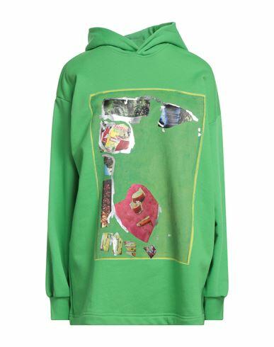 Acne Studios Woman Sweatshirt Light green Cotton Cover