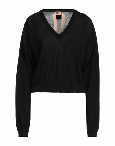 N°21 Woman Sweater Black Virgin Wool Cover