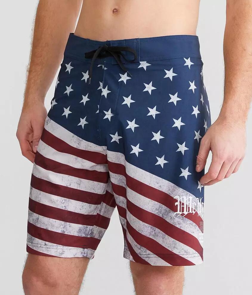 Howitzer American Flag Stretch Boardshort Cover