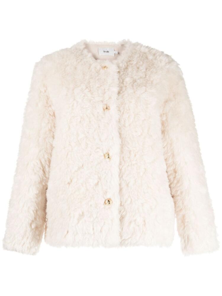 b+ab faux-fur short jacket - Neutrals Cover