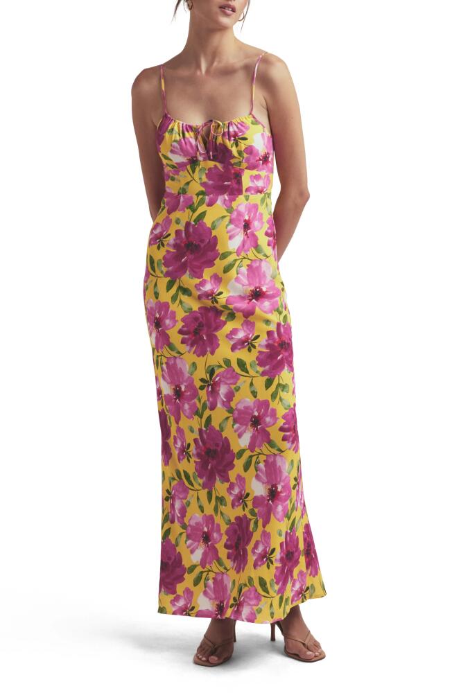 Favorite Daughter The One That Got Away Floral Maxi Slipdress in Bold Camellia Cover