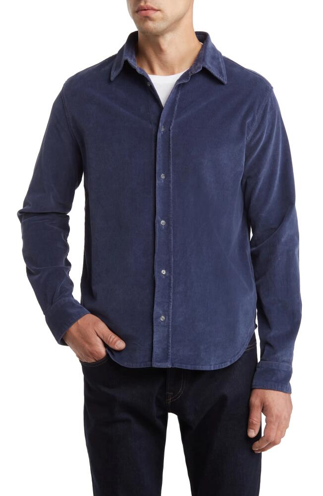 Citizens of Humanity Cairo Corduroy Button-Up Shirt in Le Cote Cover