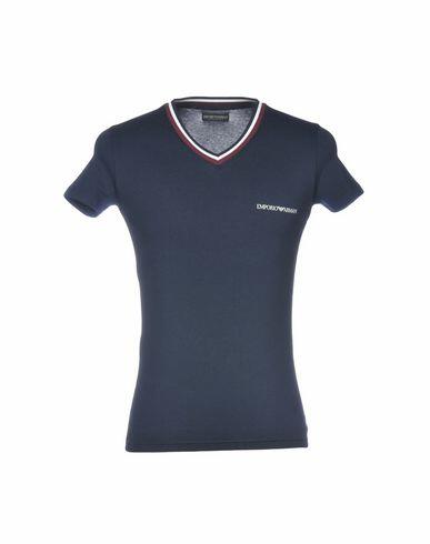 Emporio Armani Man Undershirt Midnight blue Cotton, Elastane Cover