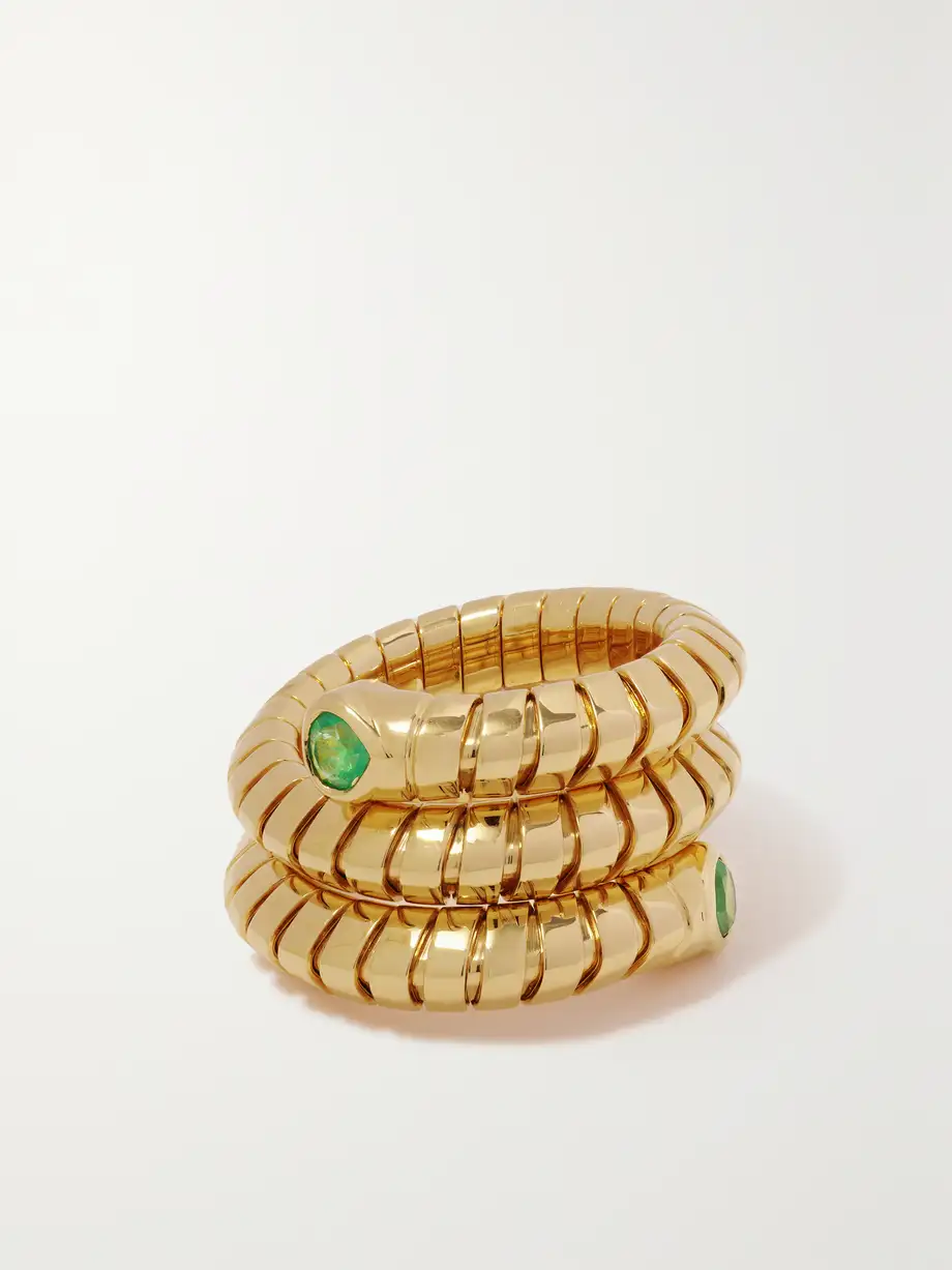 Marina B - Trisola 18-karat Gold Emerald Ring - 7 Cover