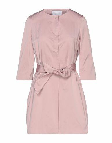 Annie P. Woman Overcoat & Trench Coat Pink Polyester Cover