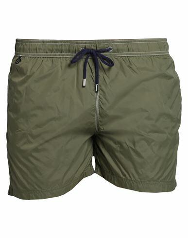 Homeward Clothes Man Swim trunks Military green Nylon Cover