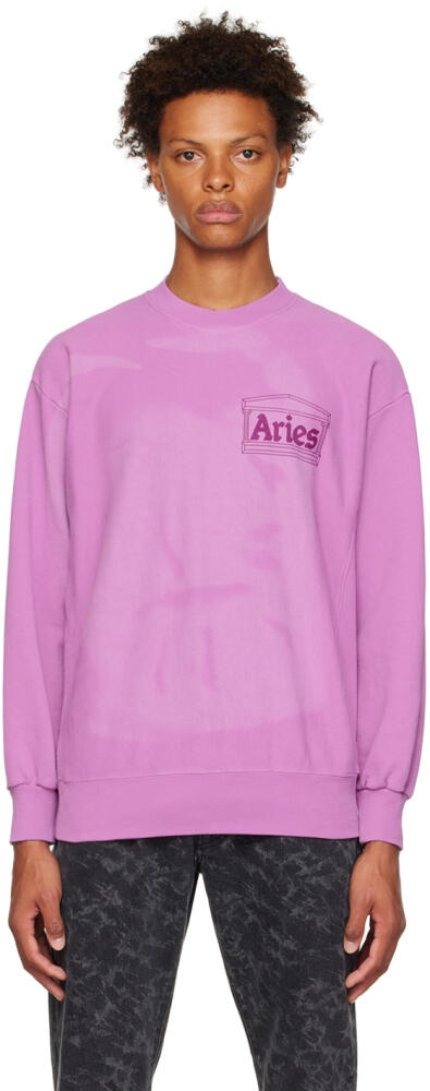 Aries Purple Temple Sweatshirt Cover