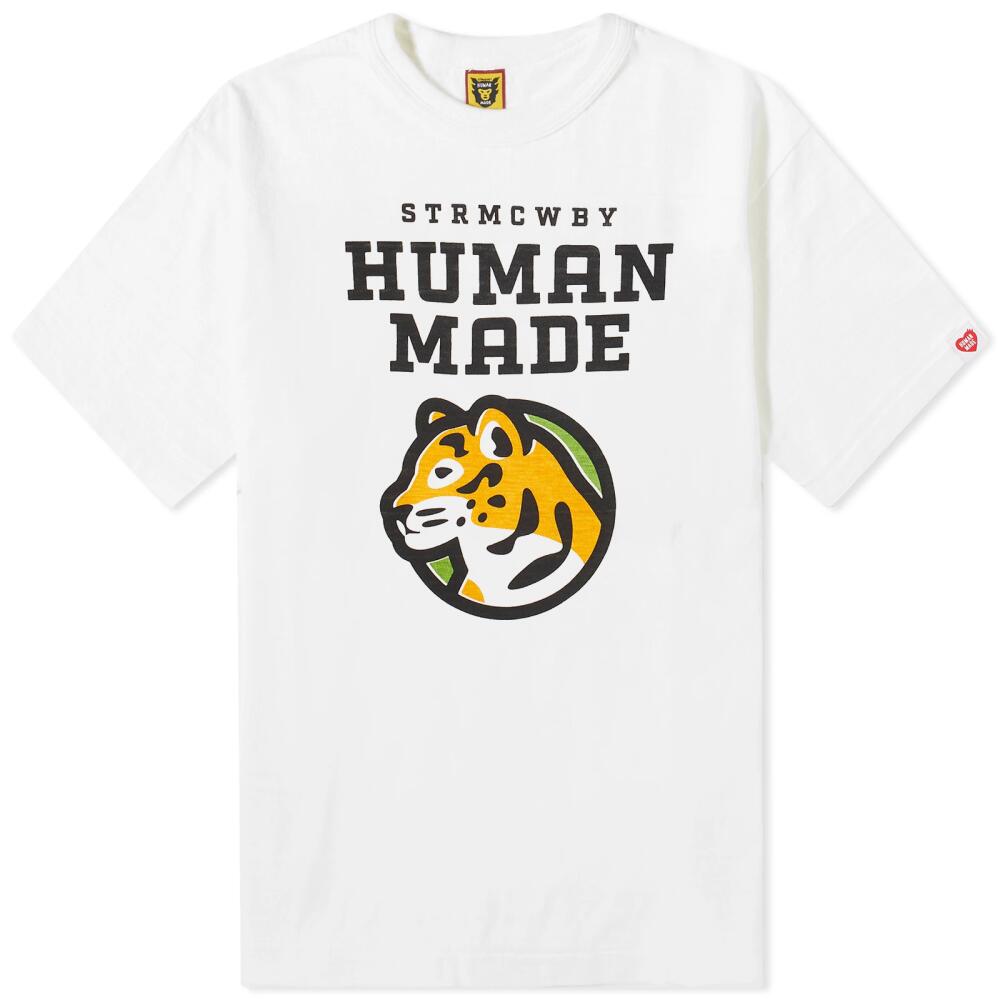 Human Made Men's Tiger T-Shirt in White Cover