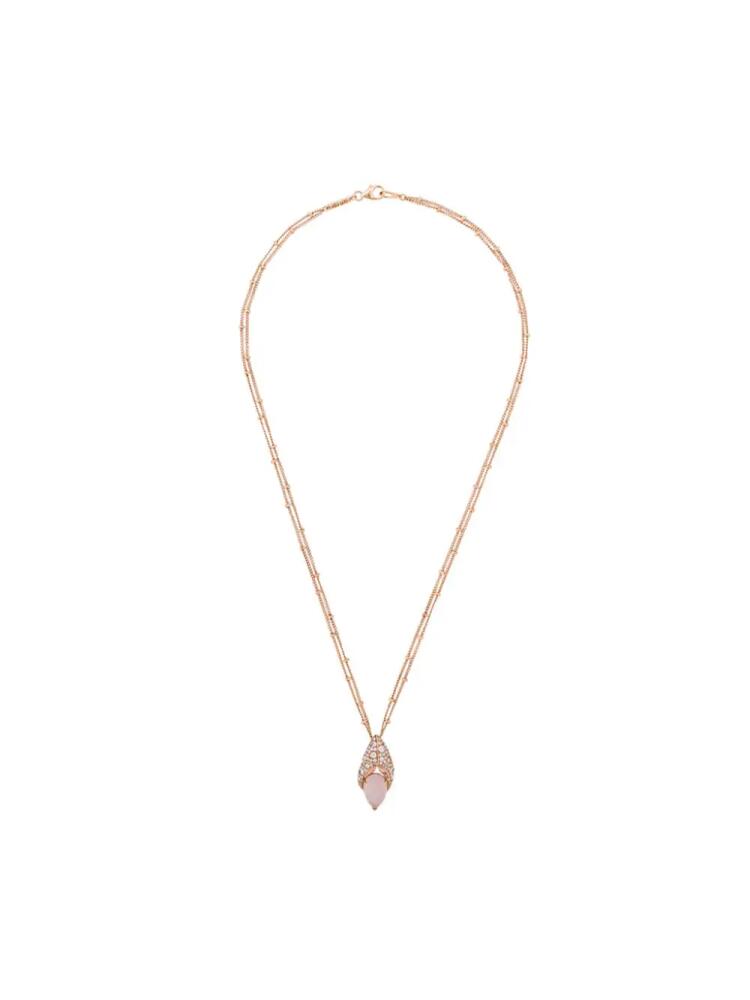 Stephen Webster 18kt gold crab pincer necklace - Pink Cover