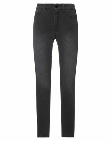 Replay Woman Jeans Black Cotton, Elastane Cover