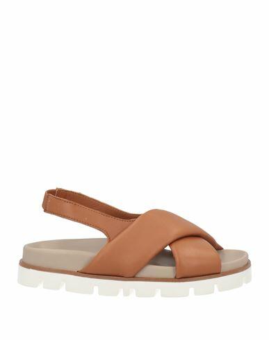 Patrizia Bonfanti Woman Sandals Tan Leather Cover