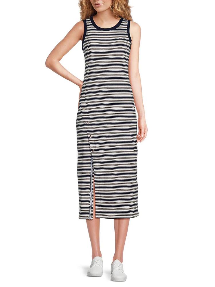 Tommy Hilfiger Women's Striped Tank Midi Dress - Sky Captain Cover