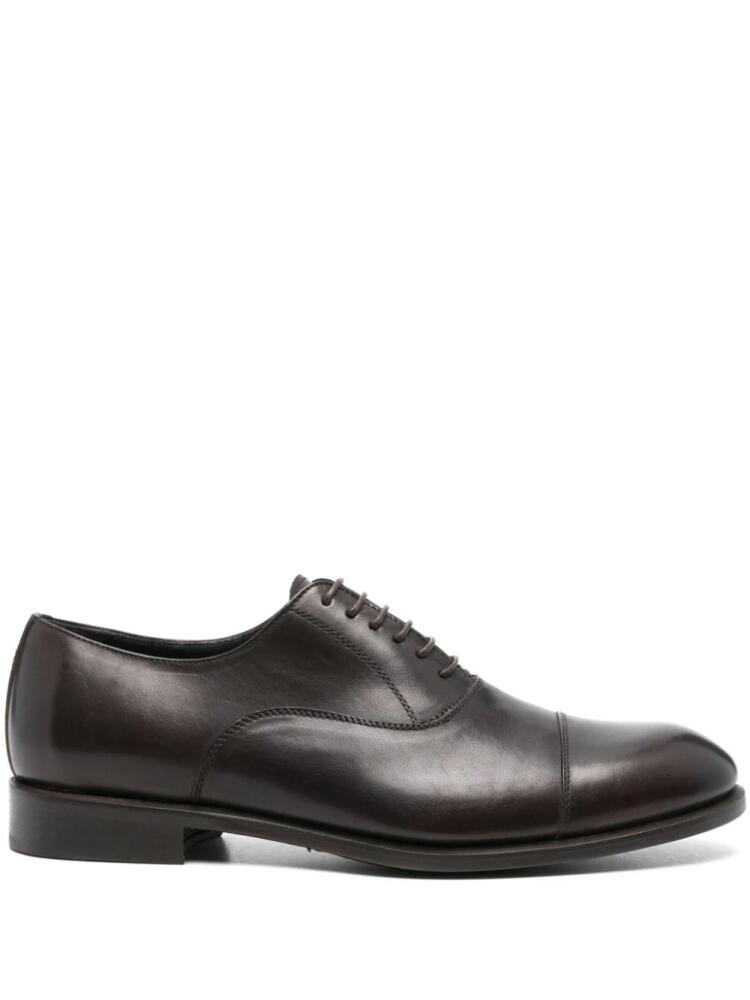 Boggi Milano leather Oxford shoes - Brown Cover