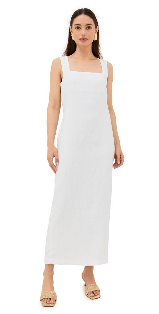 POSSE Alice Midi Dress Ivory Cover