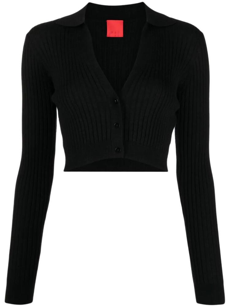 Cashmere In Love Callen cropped cardigan - Black Cover