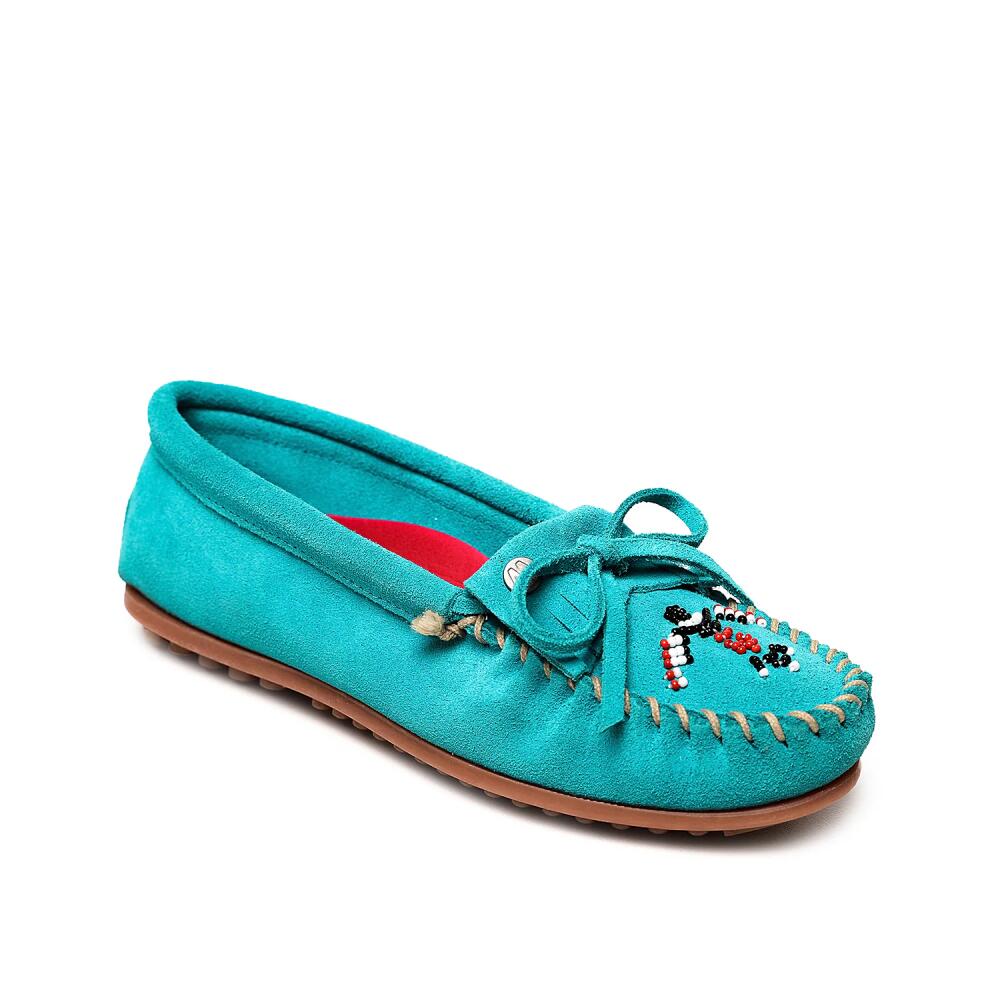 Minnetonka Thunderbird Animikii Moccasin Loafer | Women's | Turquoise Cover