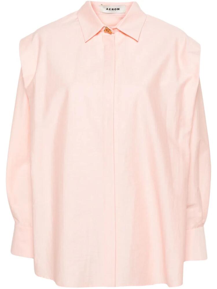 AERON Elysee poplin shirt - Pink Cover