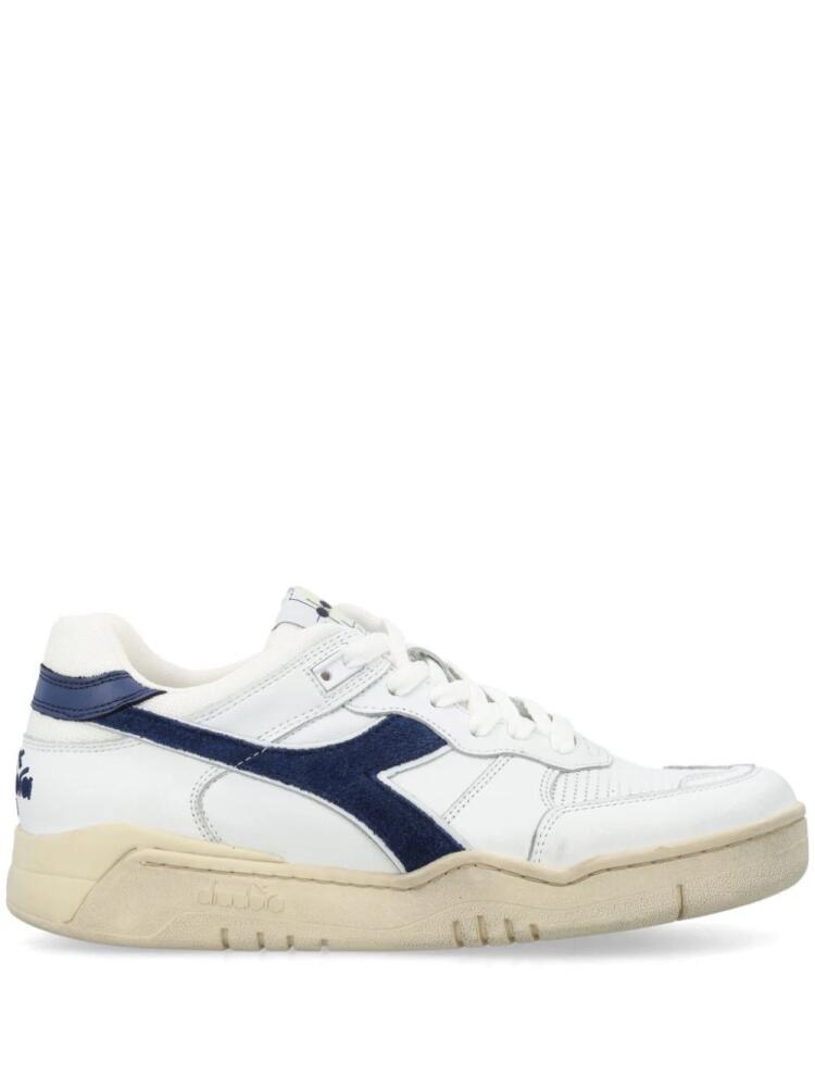 Diadora panelled leather sneakers - White Cover