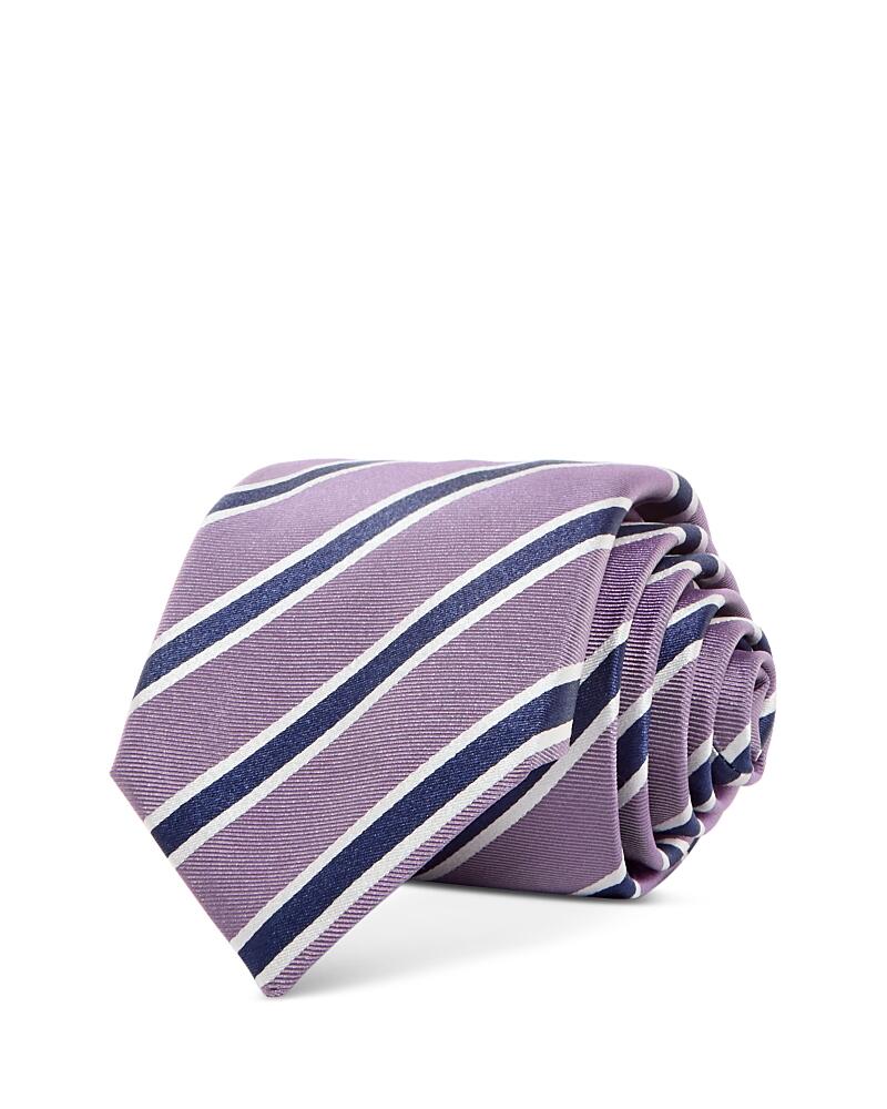 Boss Diagonal Stripe Silk Classic Tie Cover