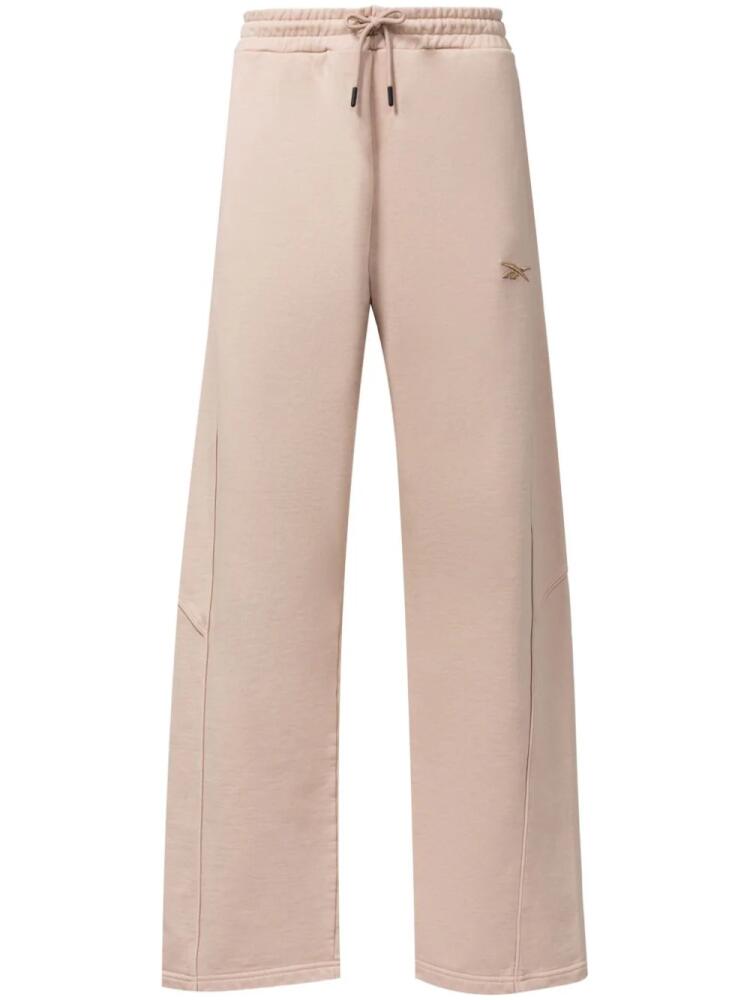 Reebok LTD wide-leg cotton track pants - Neutrals Cover