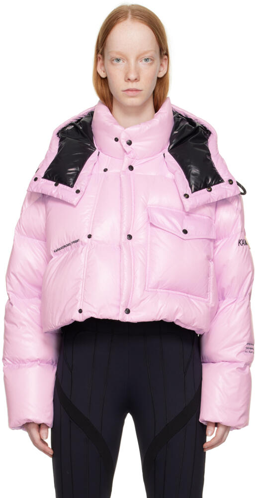 Moncler Genius Moncler x FRGMT Hiroshi Fujiwara Pink Irvine Short Down Jacket Cover