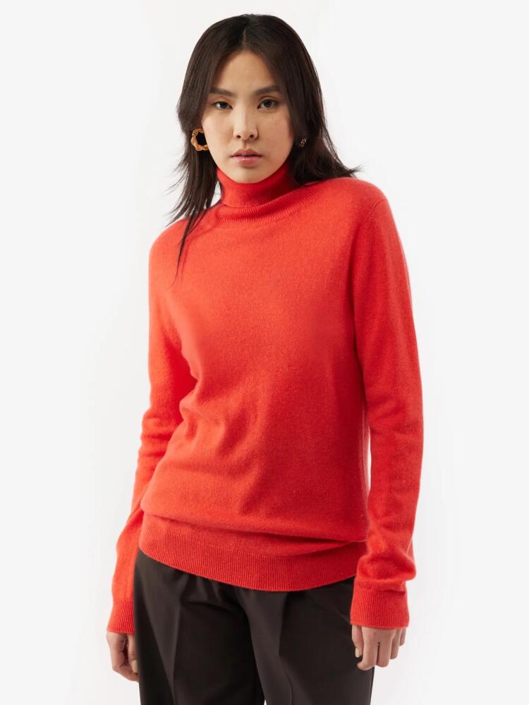 Gobi Cashmere Classic Turtle Neck in Fiesta Cover