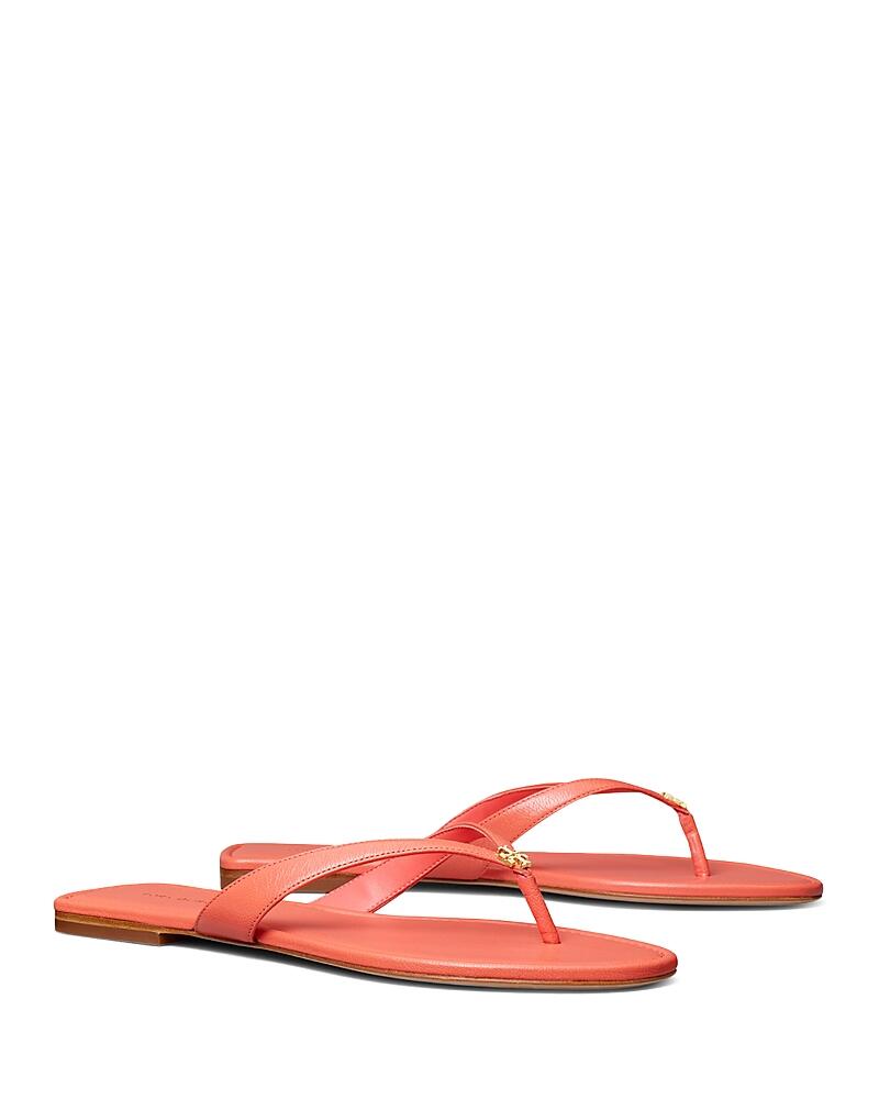 Tory Burch Women's Capri Leather Flip Flop Sandals Cover