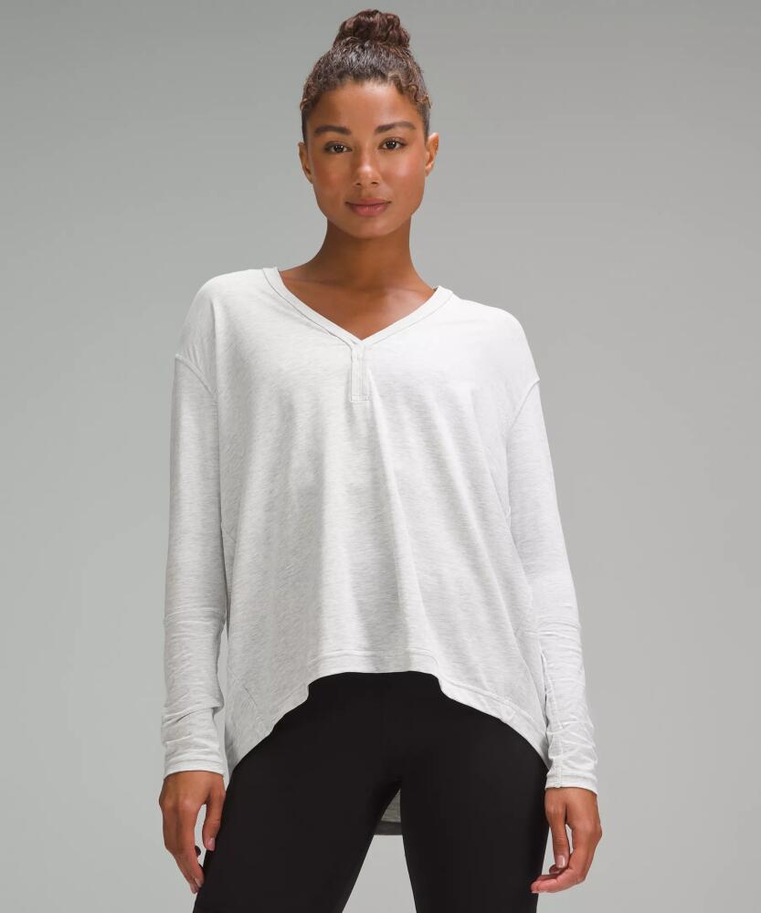 lululemon Back In Action V-Neck Long-Sleeve Shirt Cover