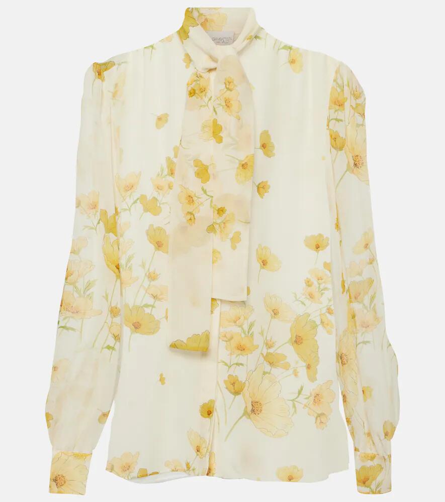 Giambattista Valli Printed silk georgette blouse Cover