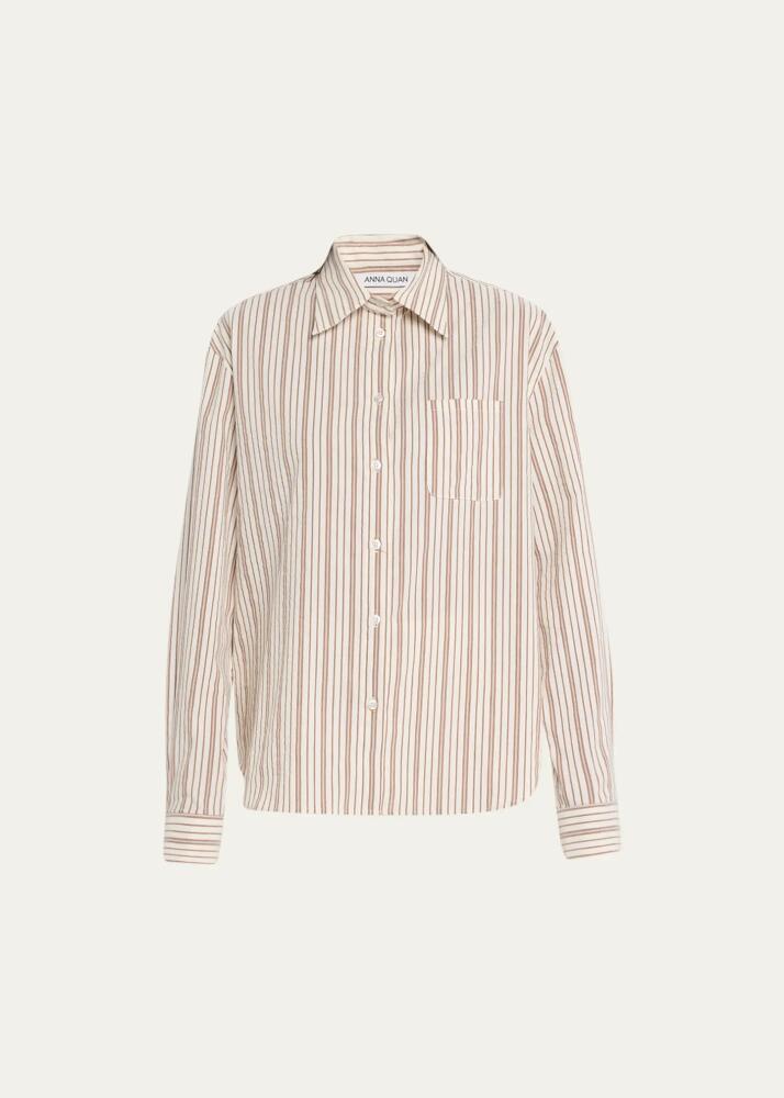 Anna Quan Brooklyn Stripe Shirt Cover