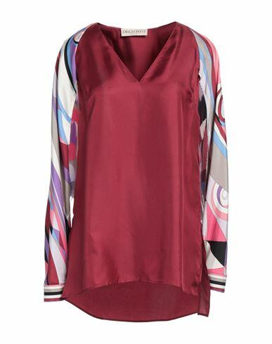 Pucci Woman Top Garnet Silk Cover