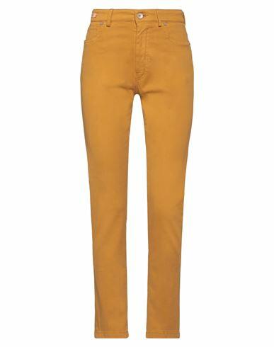 Berwich Woman Pants Ocher Cotton, Elastane Cover