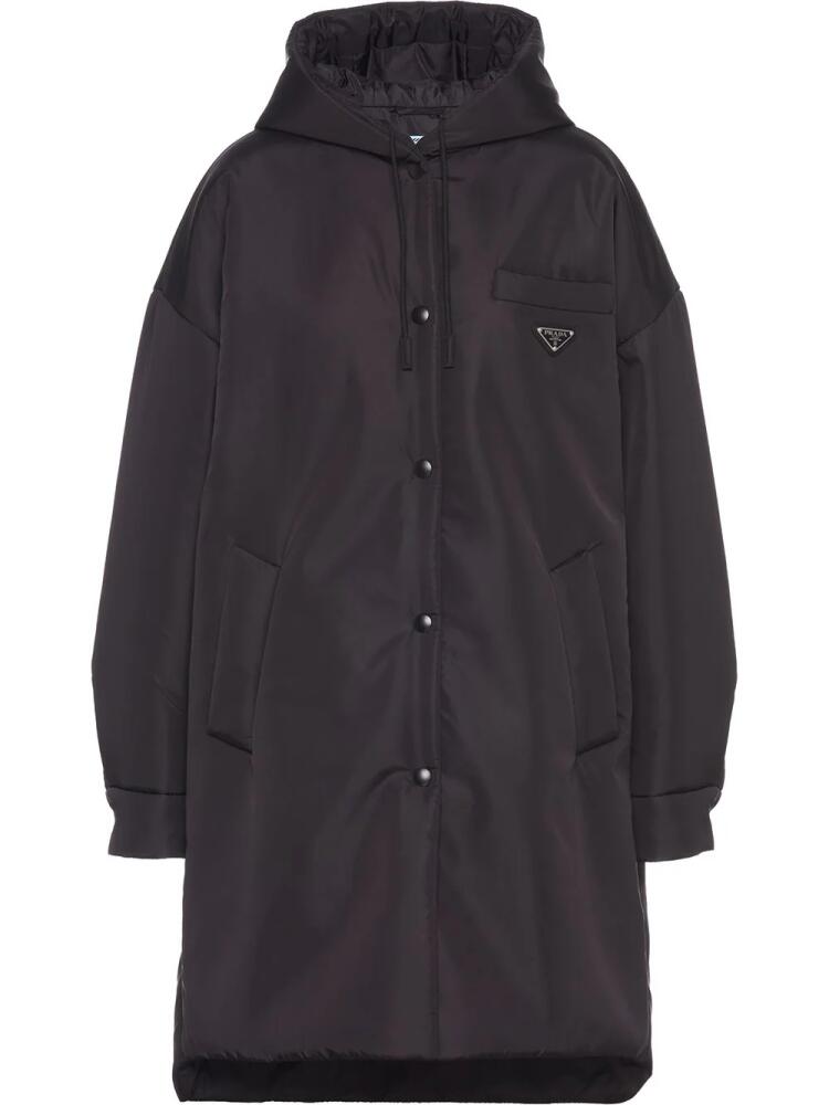 Prada Light Re-Nylon triangle-logo raincoat - Black Cover